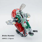 Spaceship Galaxy-Starships-Space Fighter MOC-Starfighters Model Building Blocks Bricks Toys Gifts Boys Set