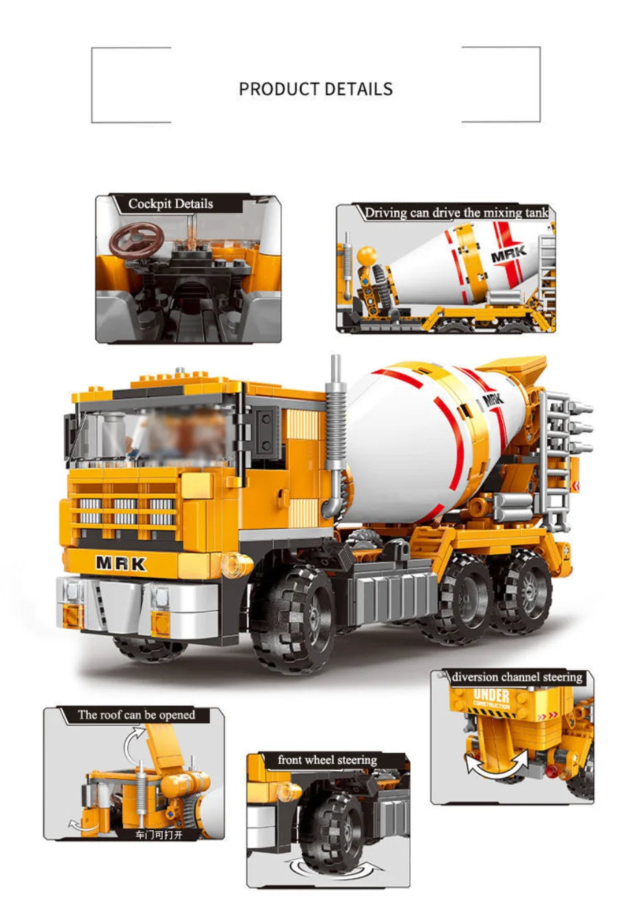 The Site Commanders | Heavy Machinery Series (545+ pcs)