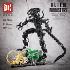 MOC Movie Alien Monster Building Blocks Model Alien Drooling Monster DIY Bricks Assembly Toys Kids Creative Toys Birthday Gifts