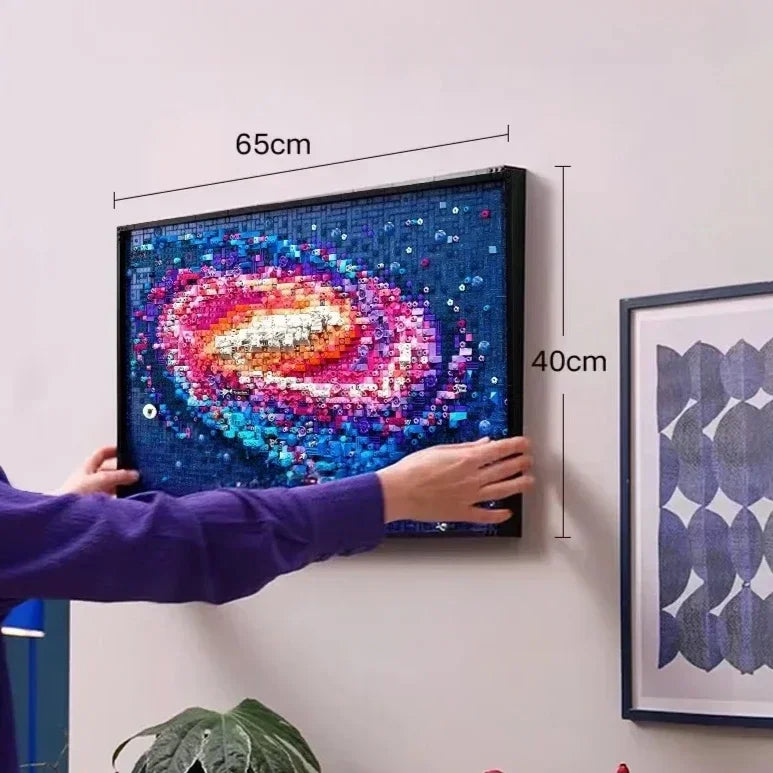 The Stargazer | Milky Way Galaxy 3D Art Mural (3091 pcs)