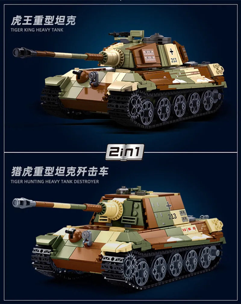 The Steel Monarch | 2-in-1 Heavy Armor (930 pcs)