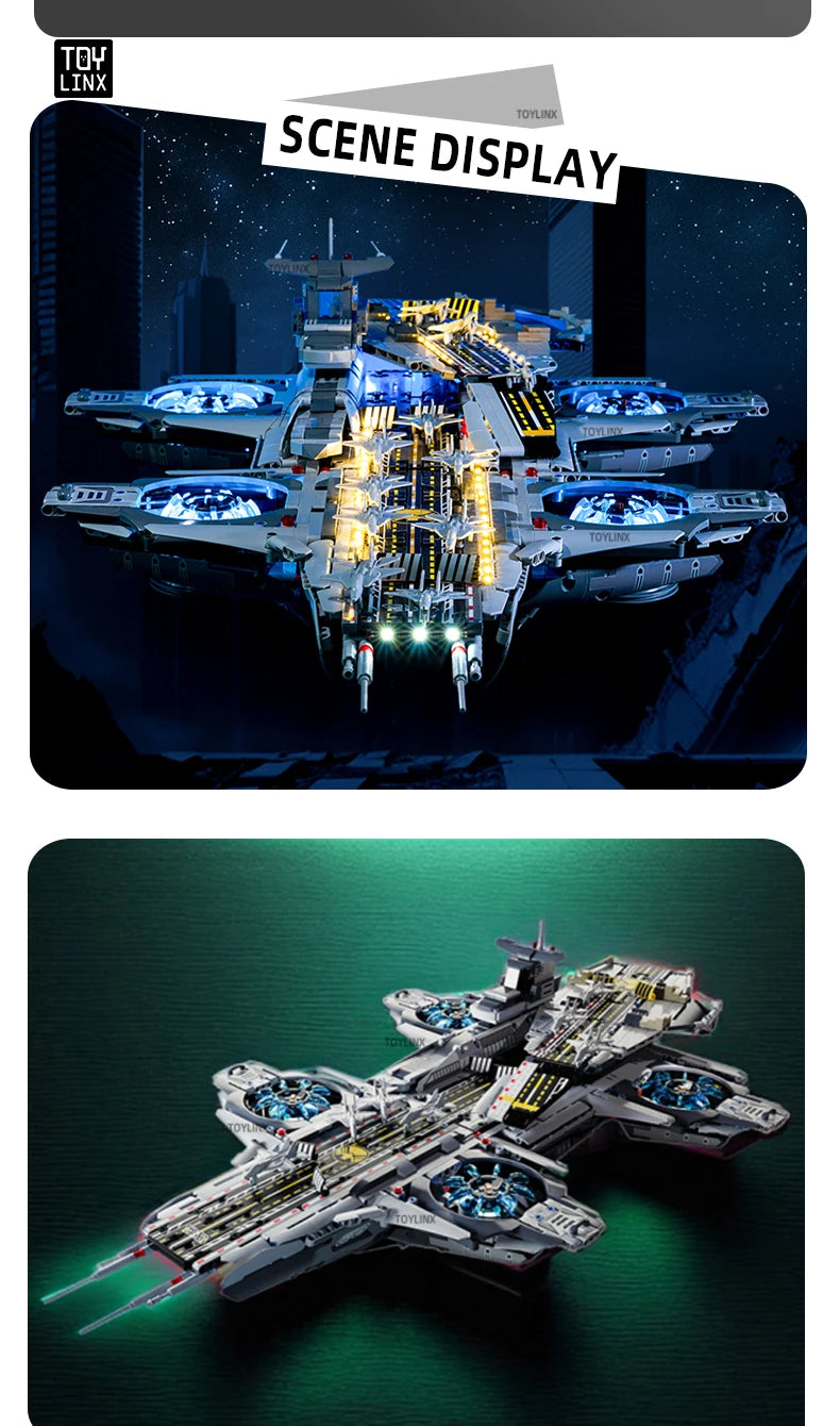 Kbox 3385PCS Large Spacecraft Building Block Set – Adult Assembly Toy, Collectible Building Blocks, Festival Gift for Men