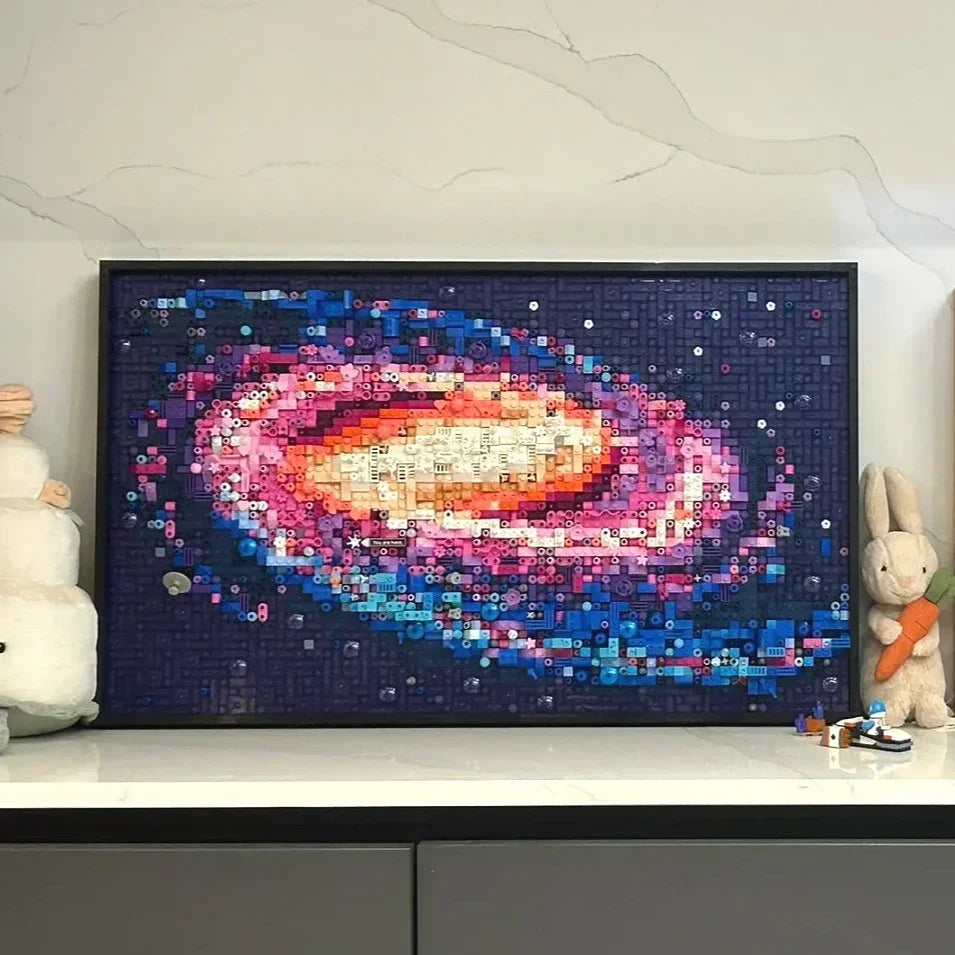 The Milky Way Galaxy 3D Art Mural Building Blocks Sets Compatible With Legoed Particles Suitable For Christmas Gifts 31212