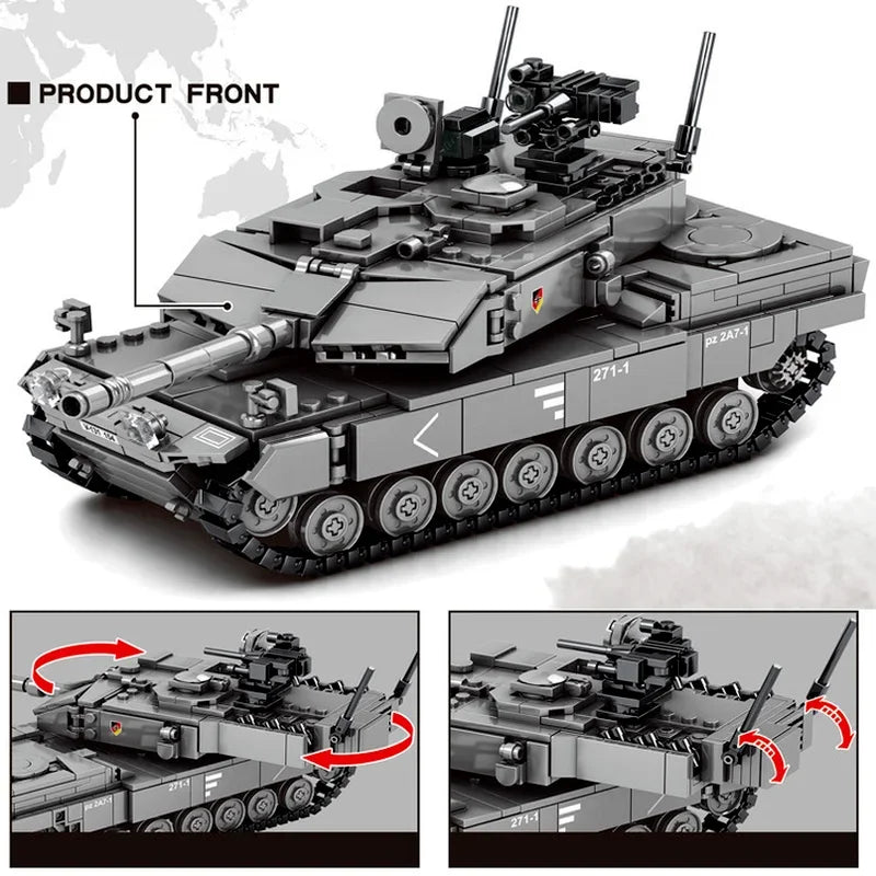 The Armored Sovereign | Modern Main Battle Tank (898 pcs)