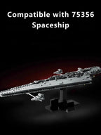 MOC 630PCS Executor Super Spaceship Building Blocks Model Fit Assembling Bricks Children Birthday Festival Party Gift