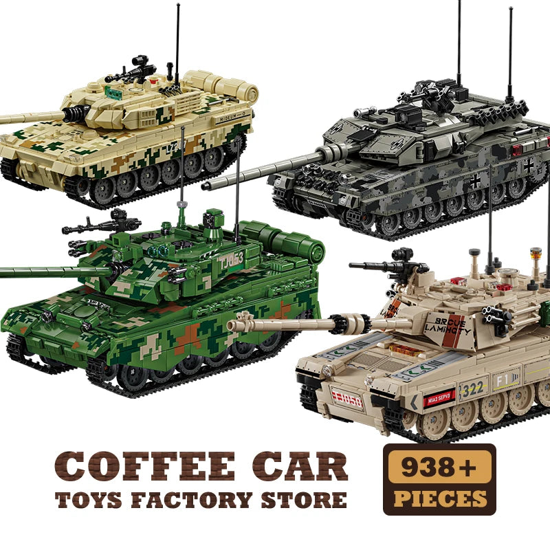 The Armored Regiment | Main Battle Tank Series (938+ pcs)