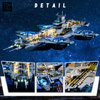 Kbox 3385PCS Large Spacecraft Building Block Set – Adult Assembly Toy, Collectible Building Blocks, Festival Gift for Men