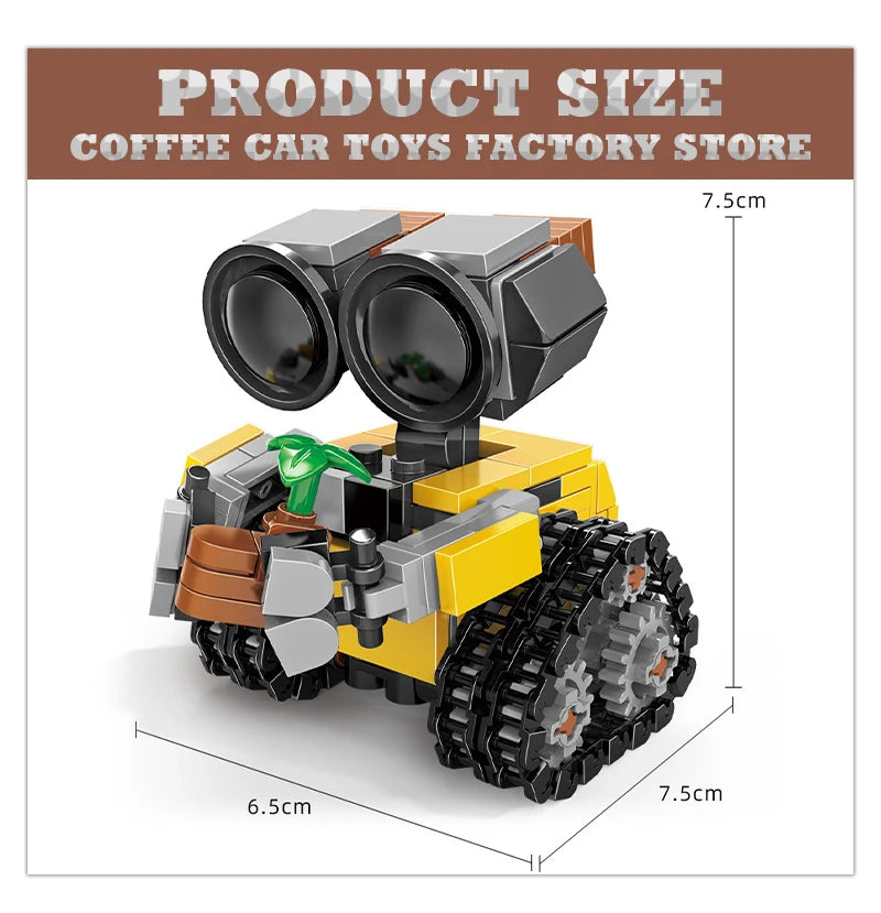 The Curious Scavenger | Tracked Robot Model (217 pcs)