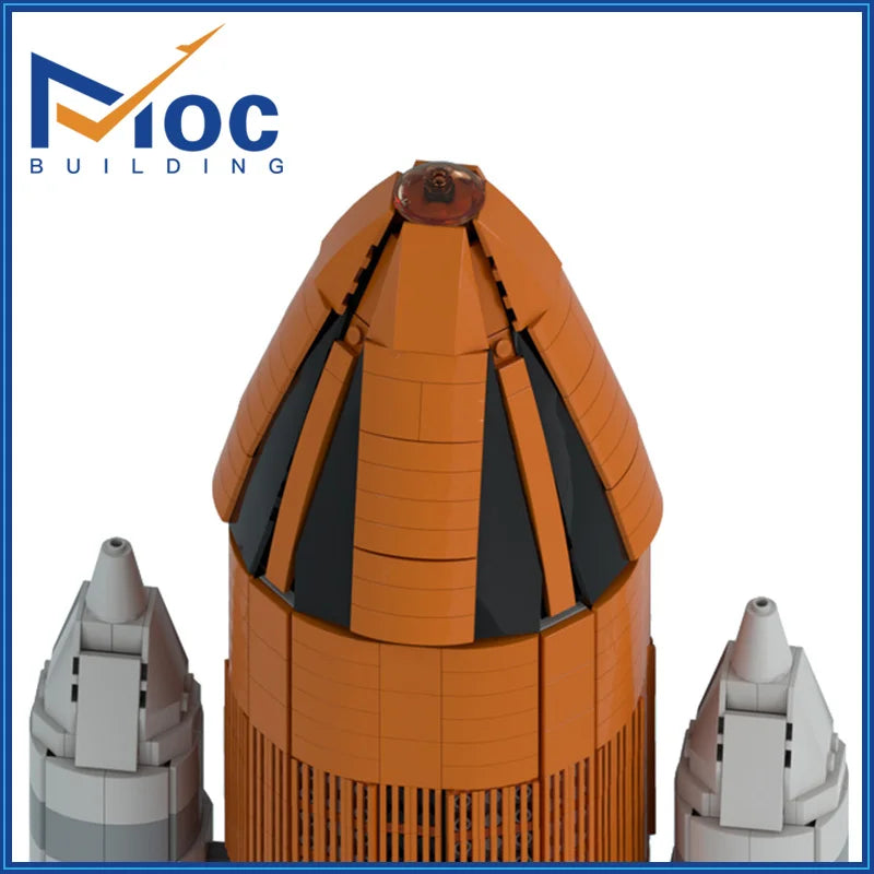 MOC Space Shuttle 10283 Upgrade  Booster Scale Base Building Blocks Rocket Bracket Aircraft Model DIY Bricks Assemble Toys Gifts