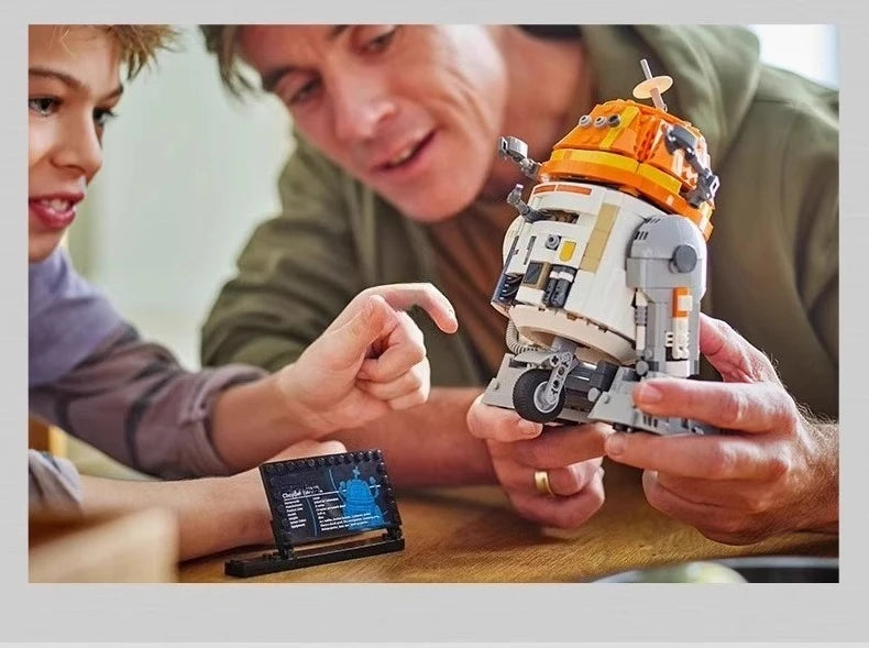 1039PCS Space War Small Iron C1-10P Astronaut Technician Robot Building Blocks Bricks Toy Christmas Birthday Gifts