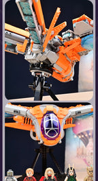 Guardians of the Galaxy Building Block Figure Milano Spacecraft Model 3D DIY Assembled Bricks Toy For Kids Christmas Gift