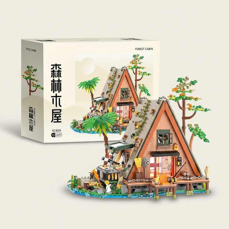Solstice | A-Frame Forest Cabin (1486 pcs)