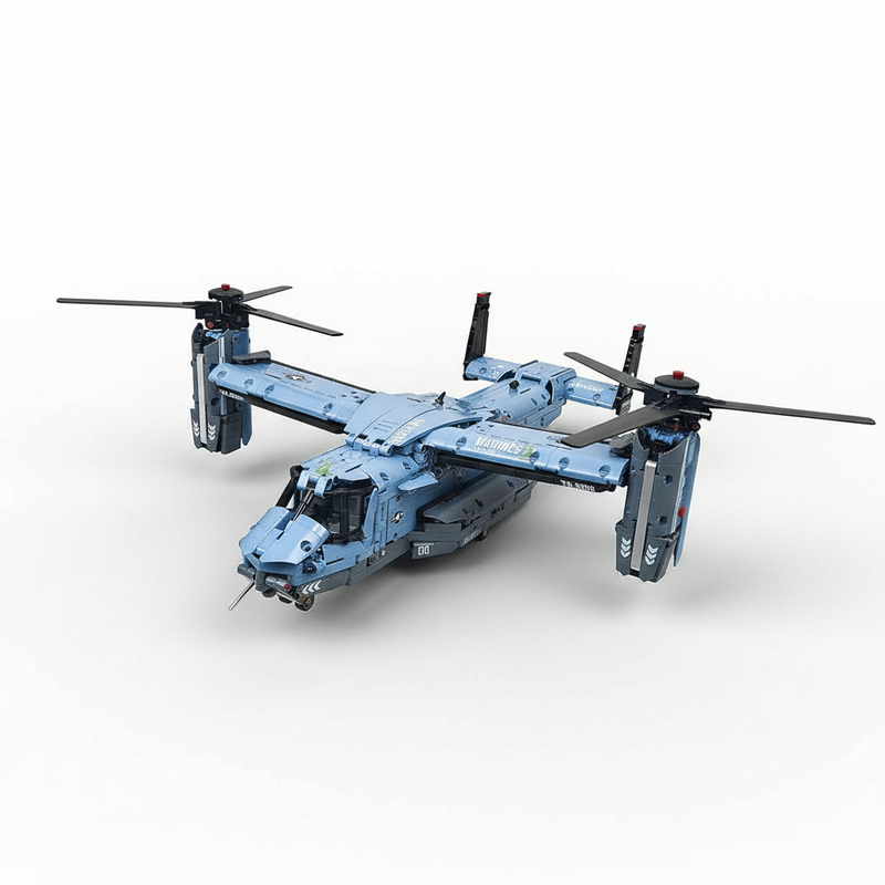 The Vertical Vanguard | Tactical Tiltrotor Aircraft (1389 pcs)