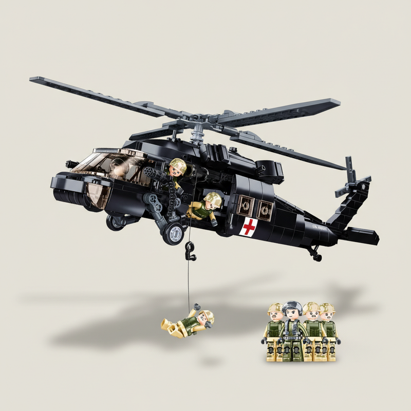 Shadow Ops | Tactical Rescue Helicopter (692 pcs)
