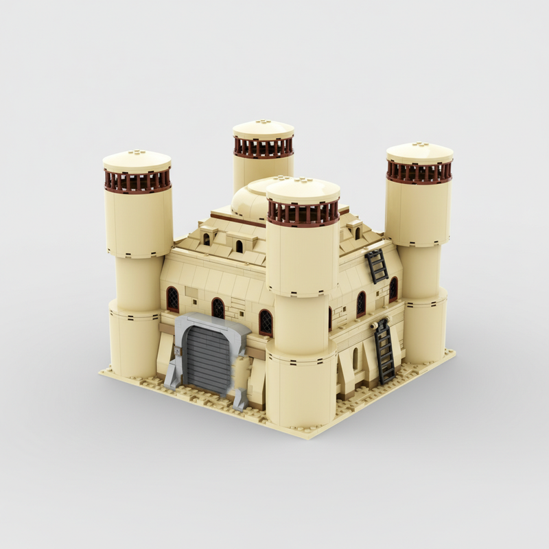 The Arid Enclave | Modular Spaceport Village (819+ pcs)