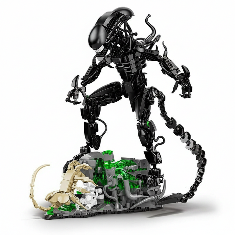 The Void Hunter | Biomechanical Predator Model (882+ pcs)